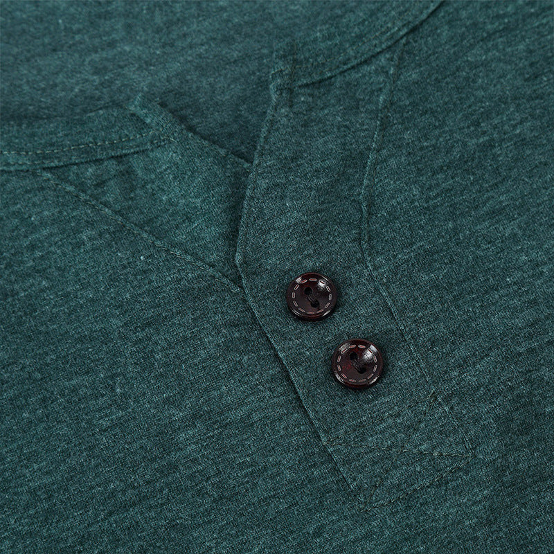 Fall V Neck Long Sleeves T Shirts for Men