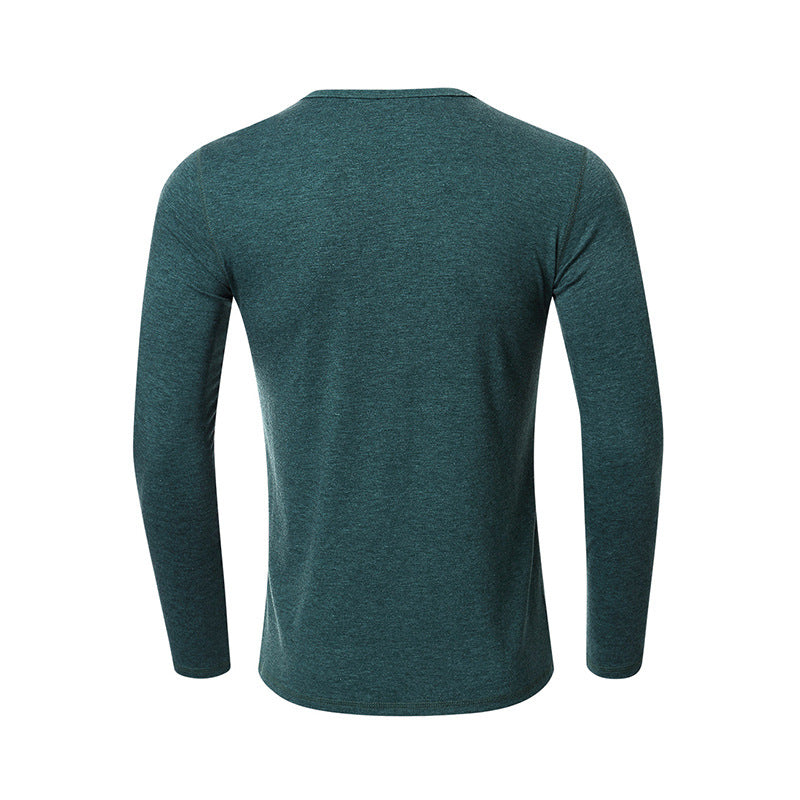Fall V Neck Long Sleeves T Shirts for Men
