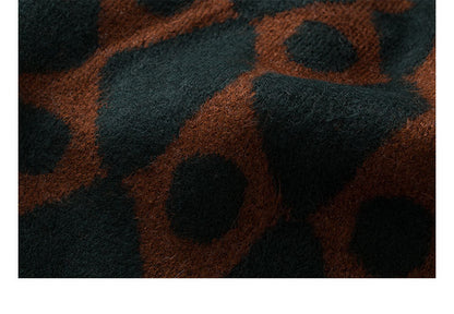 Women Woolen Plus Sizes Knitting Overcoat