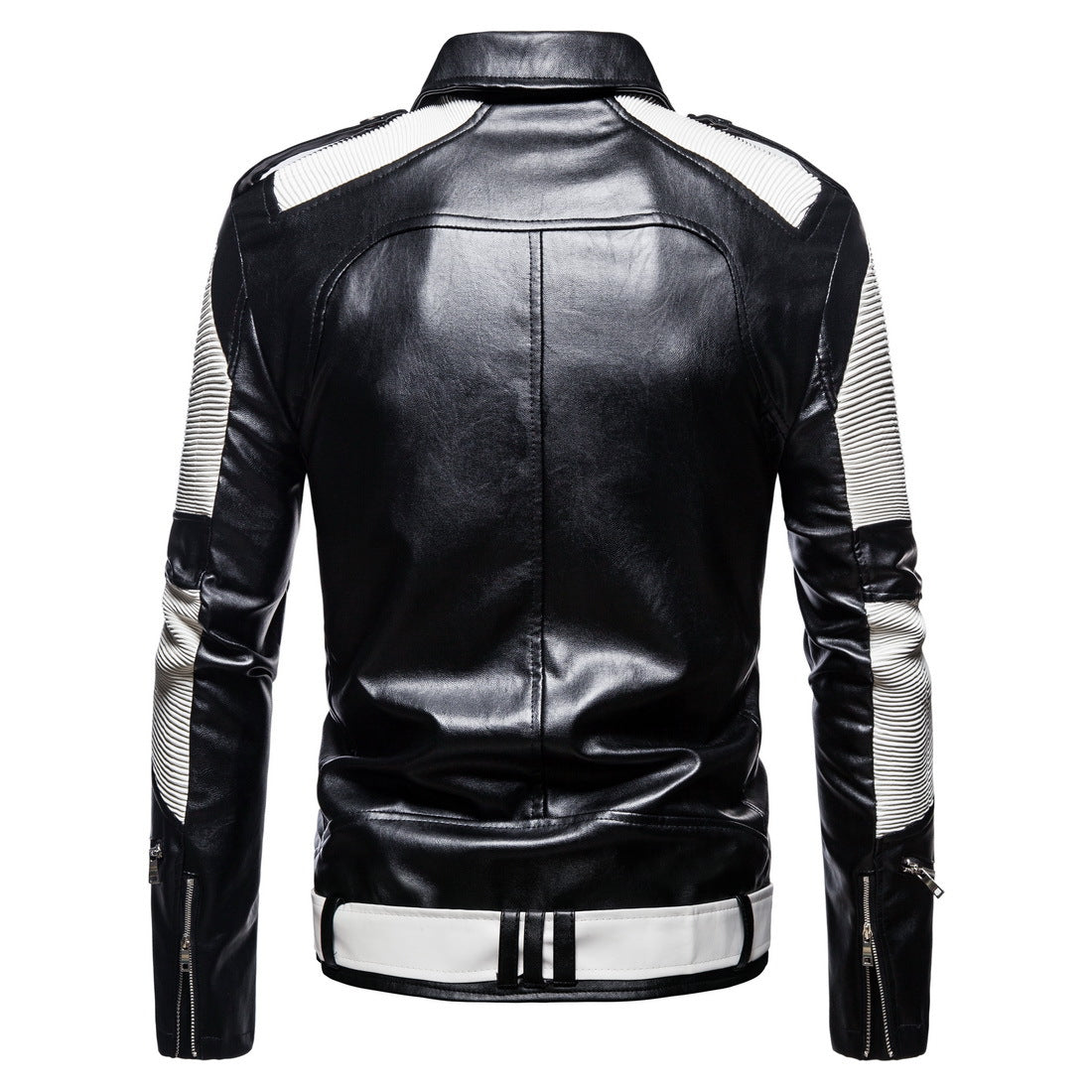 Fall Plus Sizes Pu Leather Jackets for Men