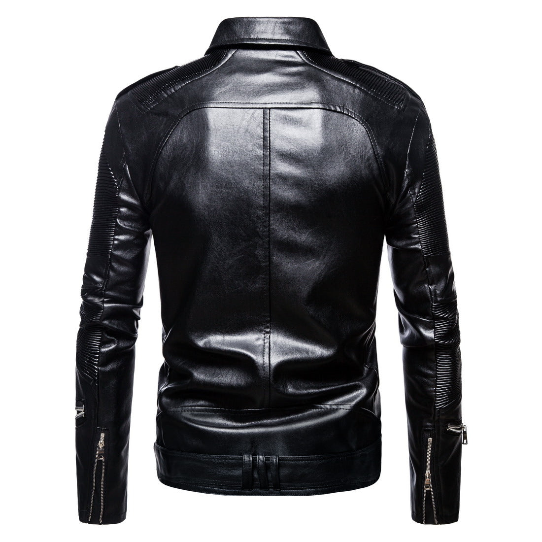 Fall Plus Sizes Pu Leather Jackets for Men