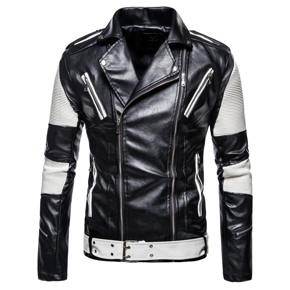 Fall Plus Sizes Pu Leather Jackets for Men