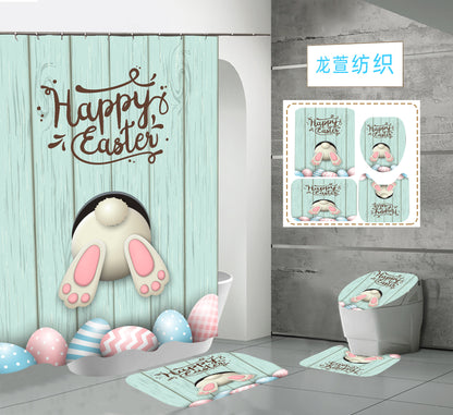 Happy Easter Day Shower Curtain Sets