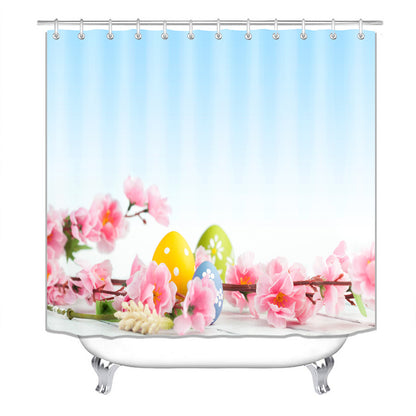 Happy Easter Day Shower Curtain Sets