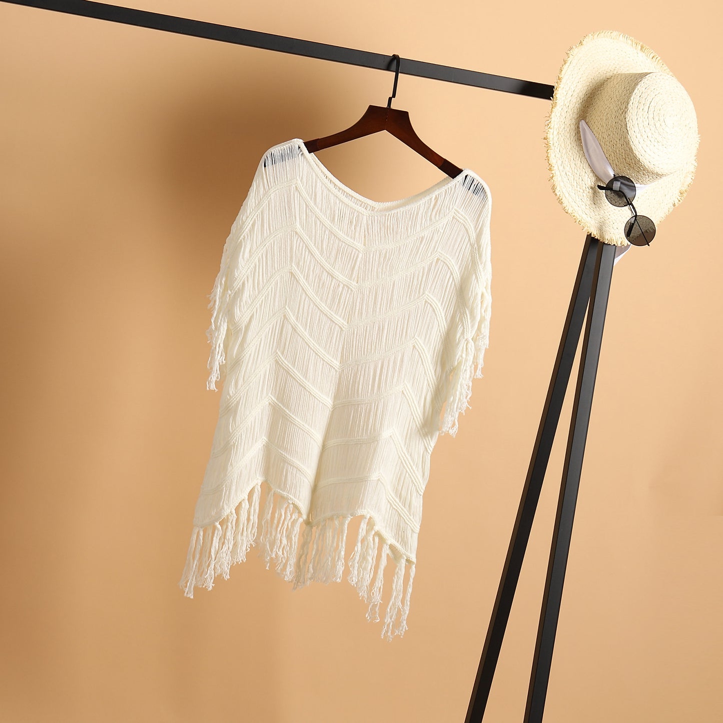 Women Knitting Crochet Summer Bikinis Beach Cover Tops