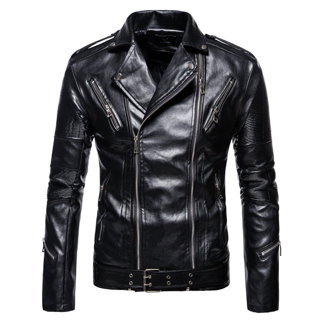 Fall Plus Sizes Pu Leather Jackets for Men
