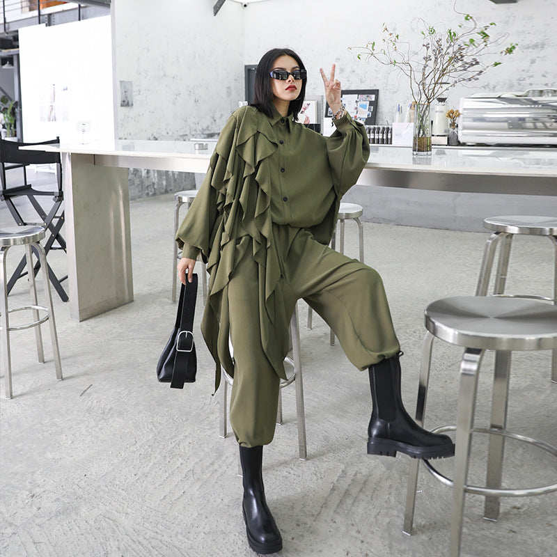Vintage Designed Women Two Pieces Outsuits