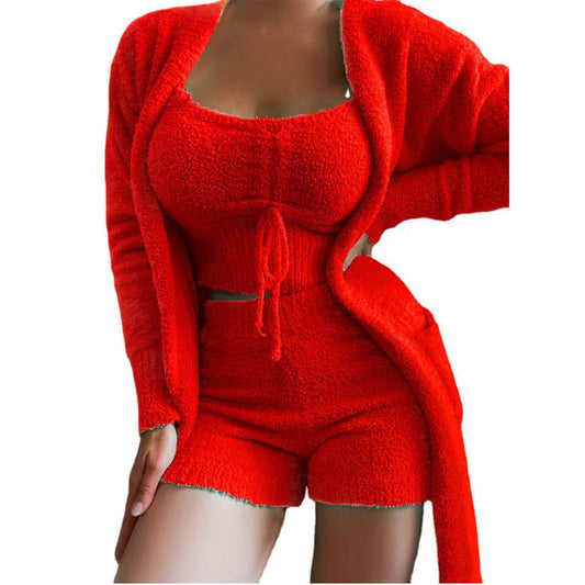 Sexy 3pcs Women Knitting Sets