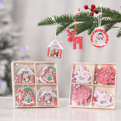 Merry Christmas Tree Wooden Widget Gifts Decoration