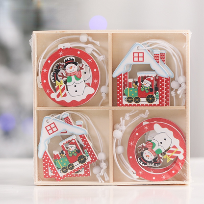Merry Christmas Tree Wooden Widget Gifts Decoration
