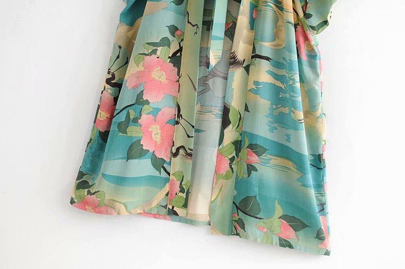 Bohemia Lotus Kimono Cover Ups-STYLEGOING