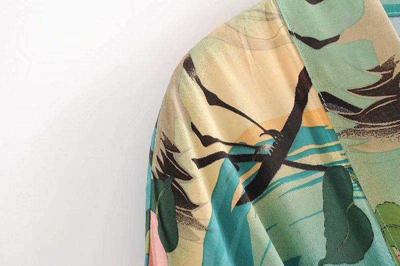 Bohemia Lotus Kimono Cover Ups-STYLEGOING