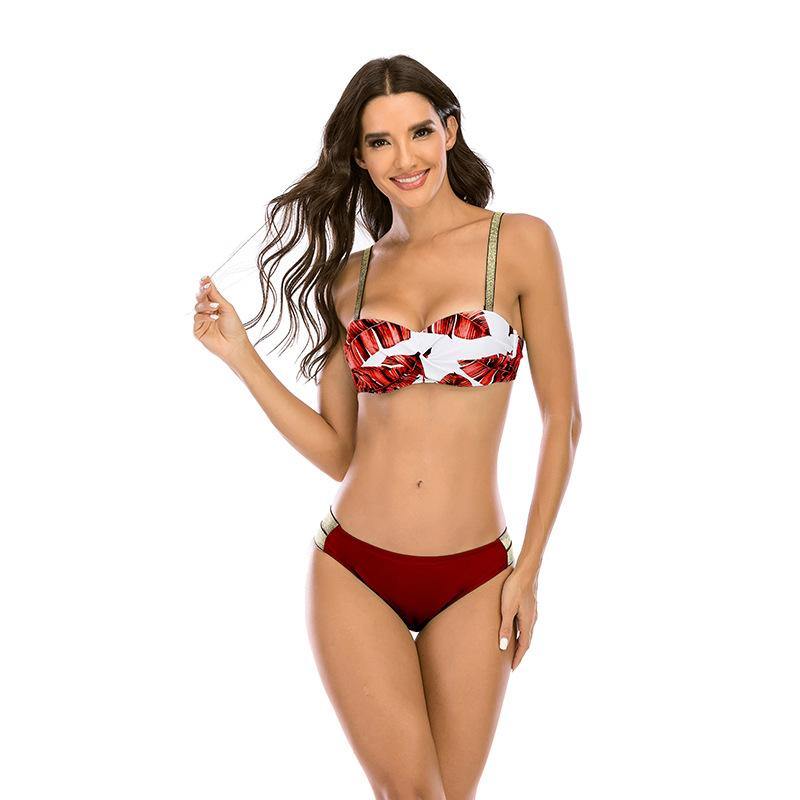 Sexy Women Gold Belt Summer Beach Bikini-STYLEGOING