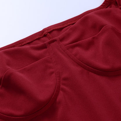 Sexy Square Neckline Split Long Sleeves Dresses