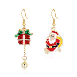 Fashion Christmas Snowflake Drop Earring for Women