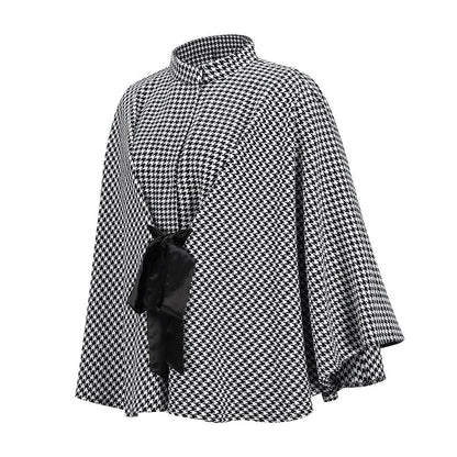Women Winter Woolen Cape Tops-STYLEGOING