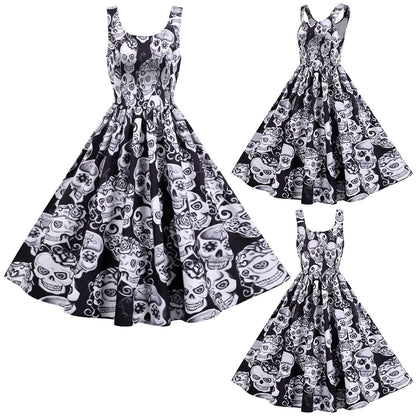 Sexy Tank Top Vintage Halloween Dresses-STYLEGOING