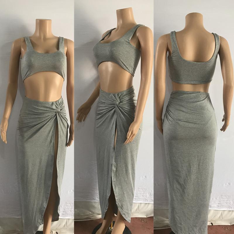 Sexy Women Strapless 2 Pieces Dresses-STYLEGOING