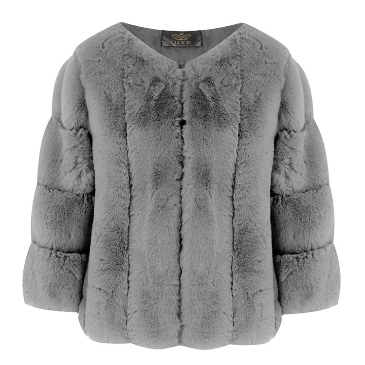 Winter Artificial Fur Short Coats for Women