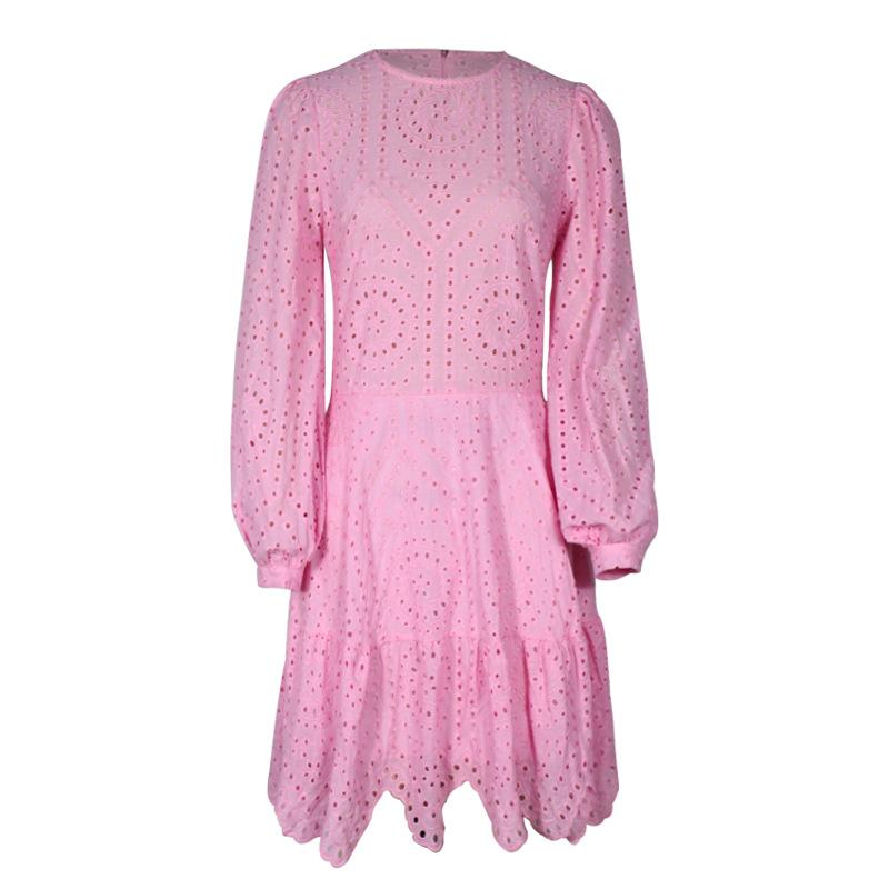 Women Hollow Out Short Dresses-STYLEGOING