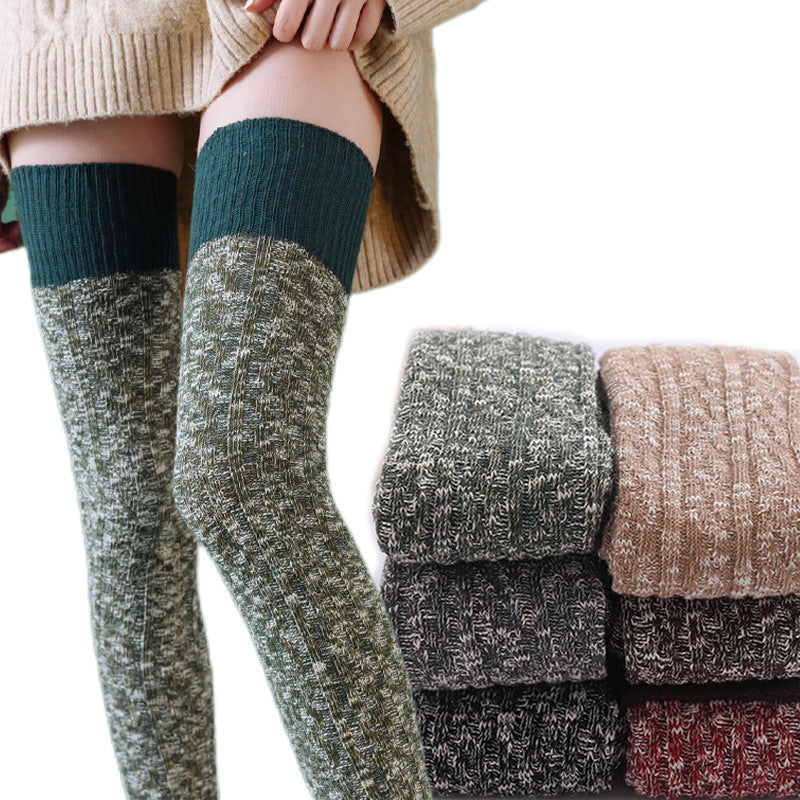 77 cm Knitted Long Socks for Women
