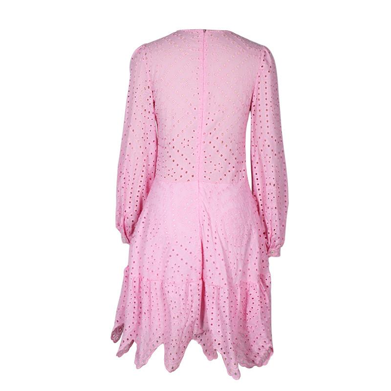 Women Hollow Out Short Dresses-STYLEGOING