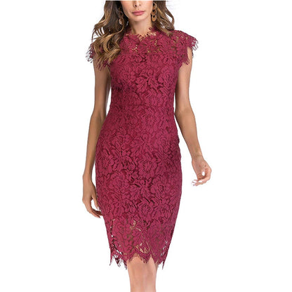 Sexy Lace Sleeveless Bodycon Sheathe Mini Dresses