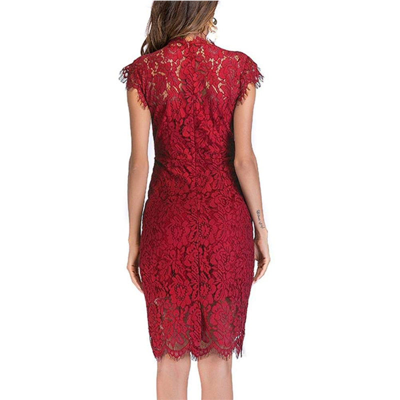 Sexy Lace Sleeveless Bodycon Sheathe Mini Dresses
