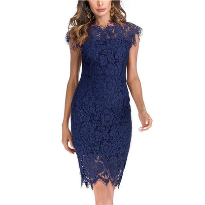 Sexy Lace Sleeveless Bodycon Sheathe Mini Dresses