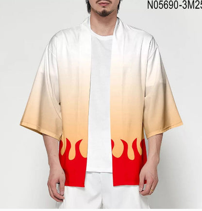 Simple Design Kimono for Women and Men