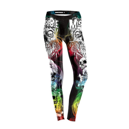 Sexy 3D Print Halloween Leggings for Women