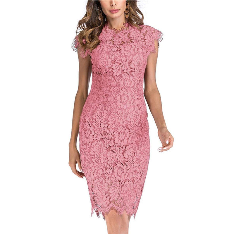 Sexy Lace Sleeveless Bodycon Sheathe Mini Dresses