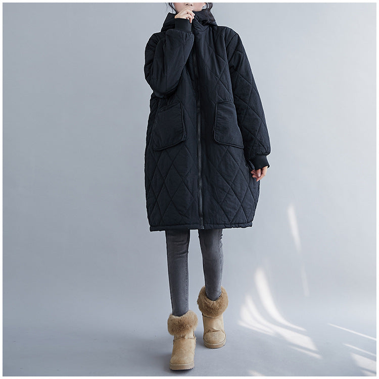 Winter Cotton Plus Sizes Women Overcoats