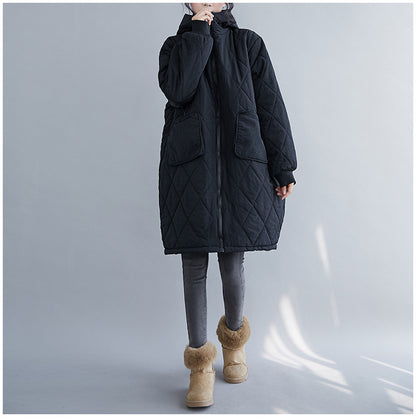 Winter Cotton Plus Sizes Women Overcoats
