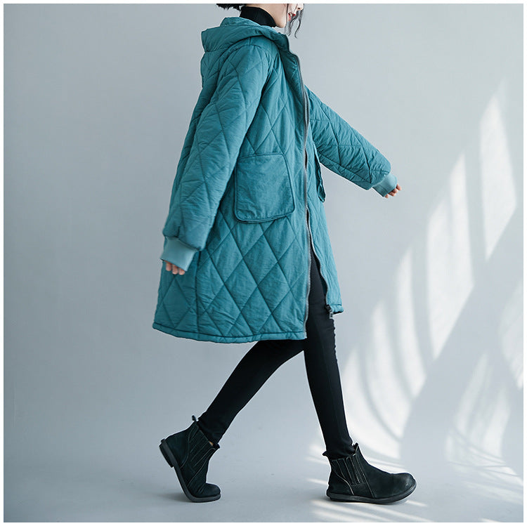 Winter Cotton Plus Sizes Women Overcoats
