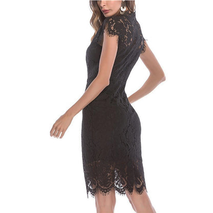 Sexy Lace Sleeveless Bodycon Sheathe Mini Dresses