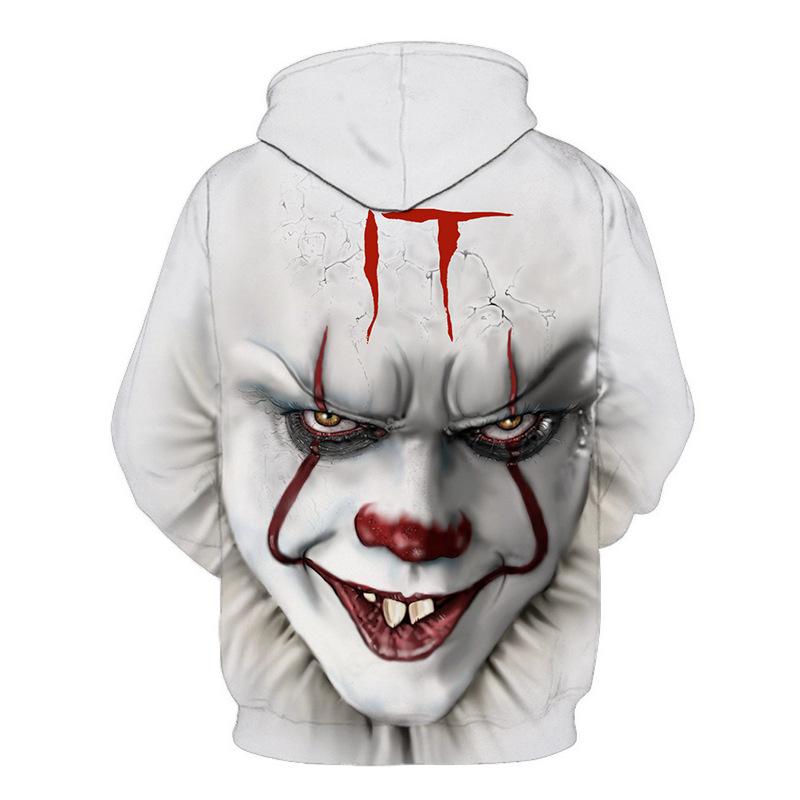 Halloween Clown 3D Prints Casual Hoodies-STYLEGOING