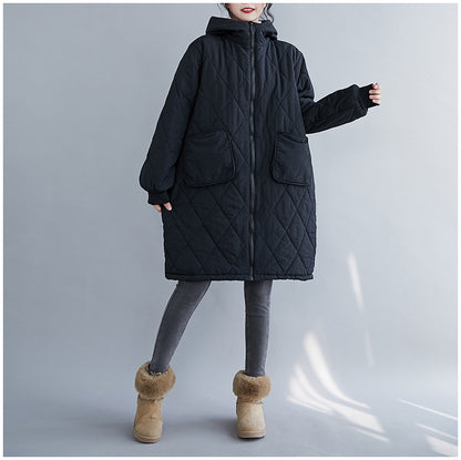Winter Cotton Plus Sizes Women Overcoats