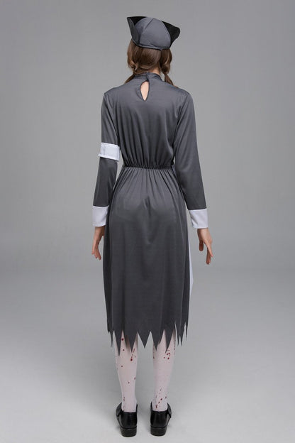 Women Horriable Nurse Cosplay Costume for Halloween