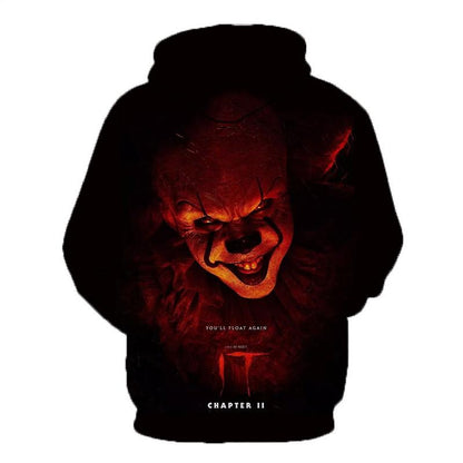 Halloween Clown 3D Prints Casual Hoodies-STYLEGOING