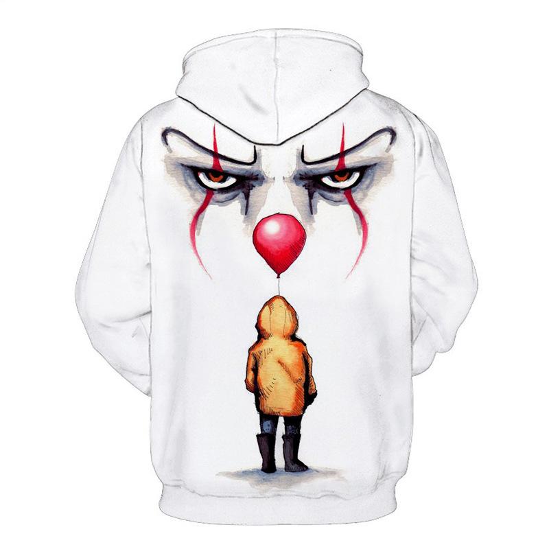 Halloween Clown 3D Prints Casual Hoodies-STYLEGOING