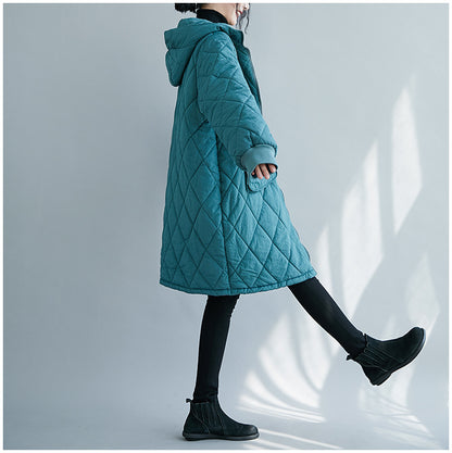 Winter Cotton Plus Sizes Women Overcoats