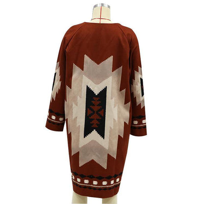 Women Long Sleeves Cardigan Overcoat-STYLEGOING
