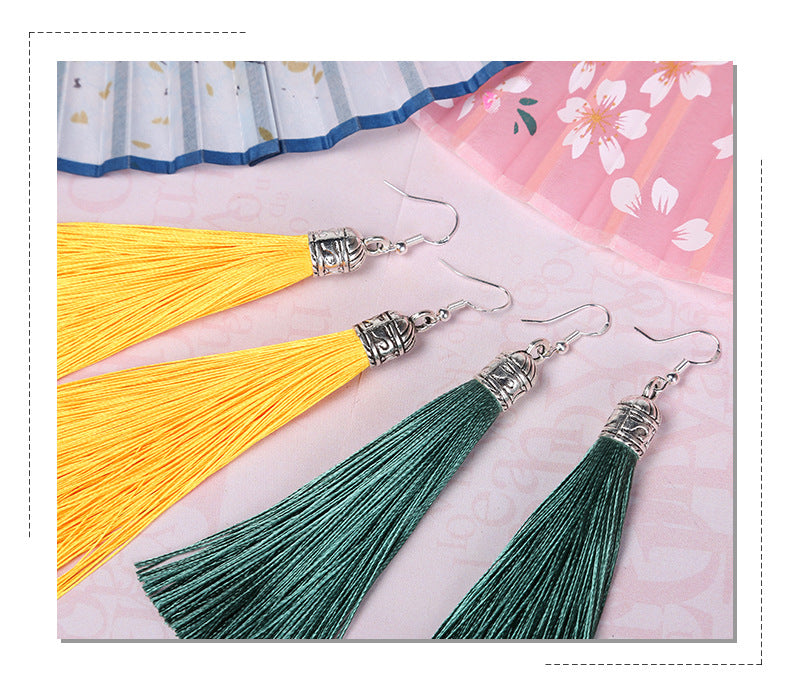 Ethnic Bohemian Tassel Fashion Drop Earrings