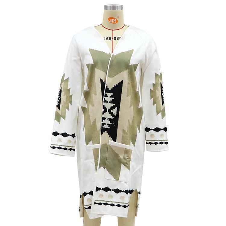Women Long Sleeves Cardigan Overcoat-STYLEGOING