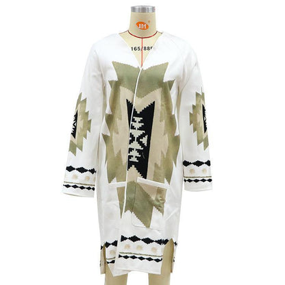 Women Long Sleeves Cardigan Overcoat-STYLEGOING