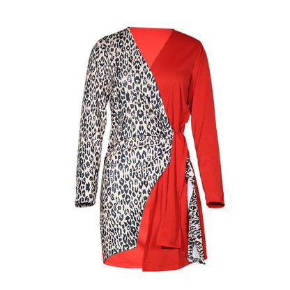 Classy Leopard Casual Blazer Overcoat-STYLEGOING