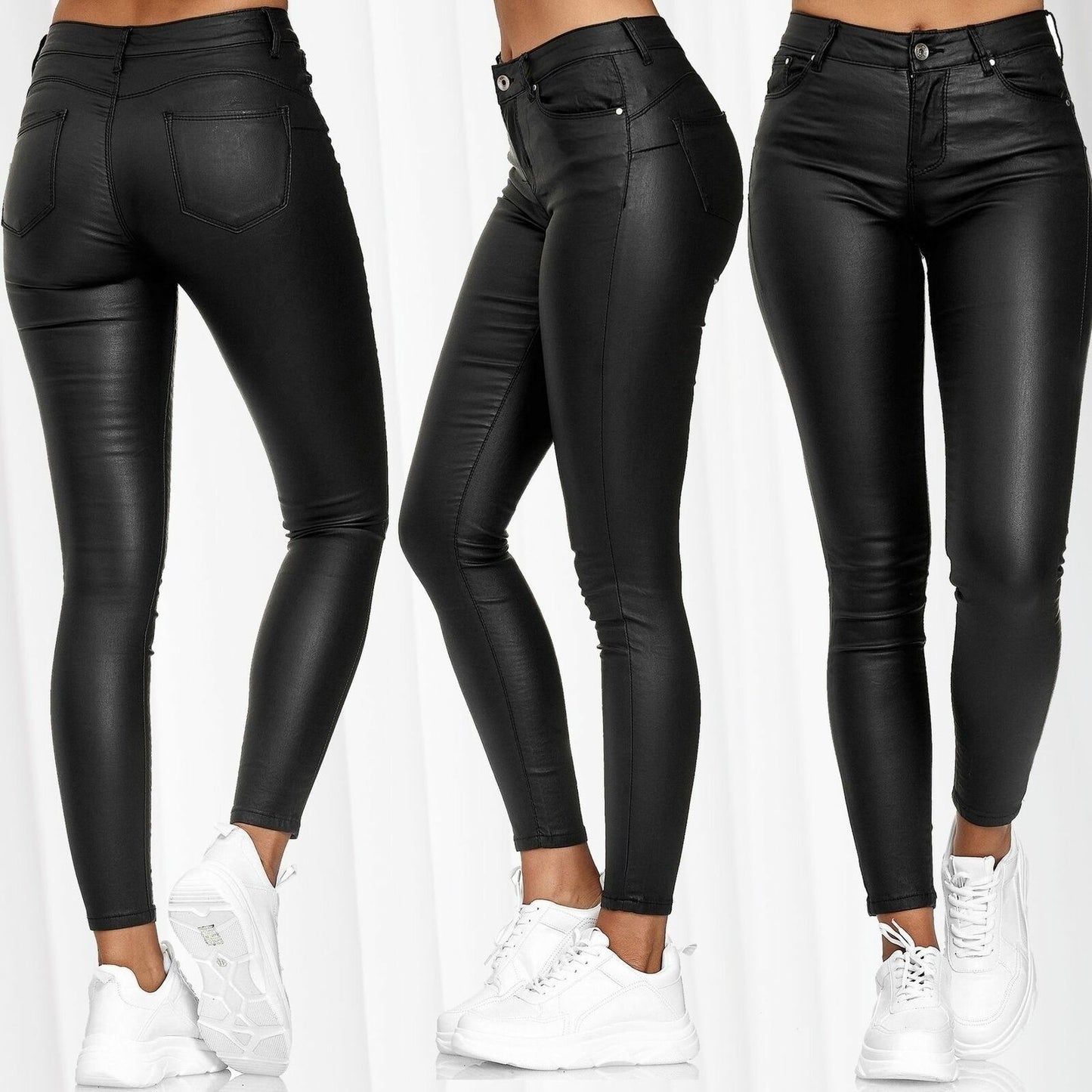 Sexy PU Leather Leggings for Women
