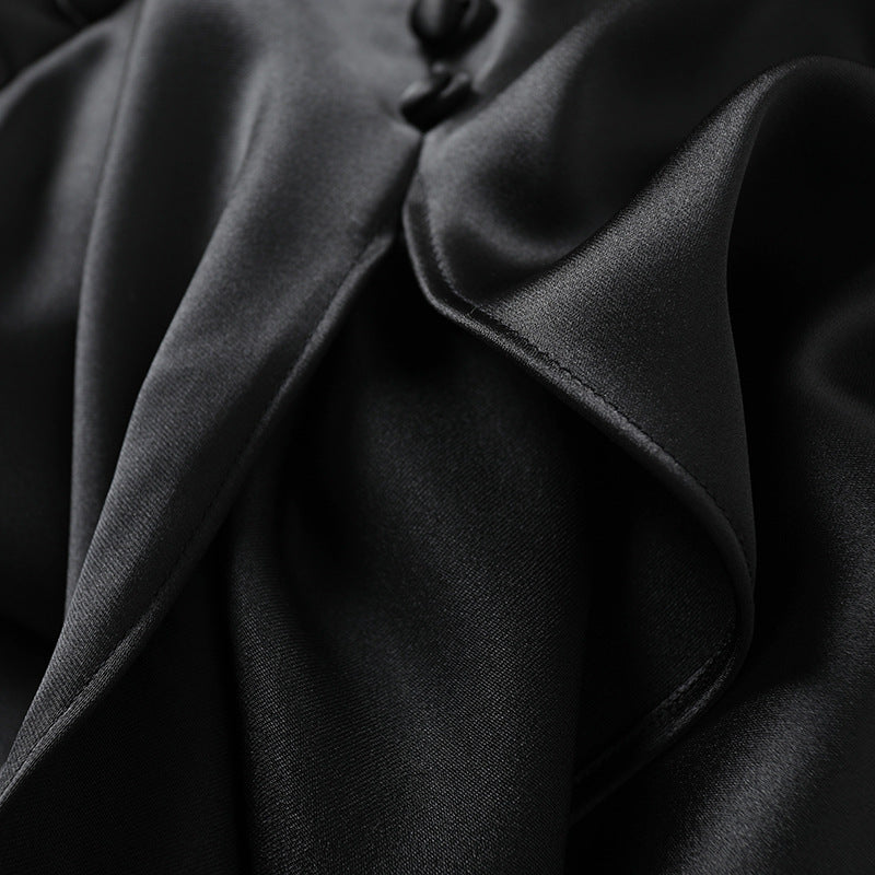 Sexy Designed Luxury Satin Sleeveless Party Dresses