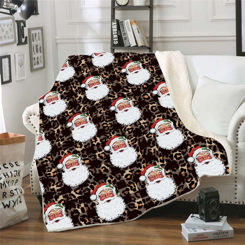 Double Thick Warm Throw Blankets for Christmas